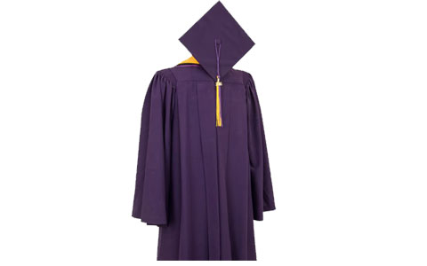 Cap and gown